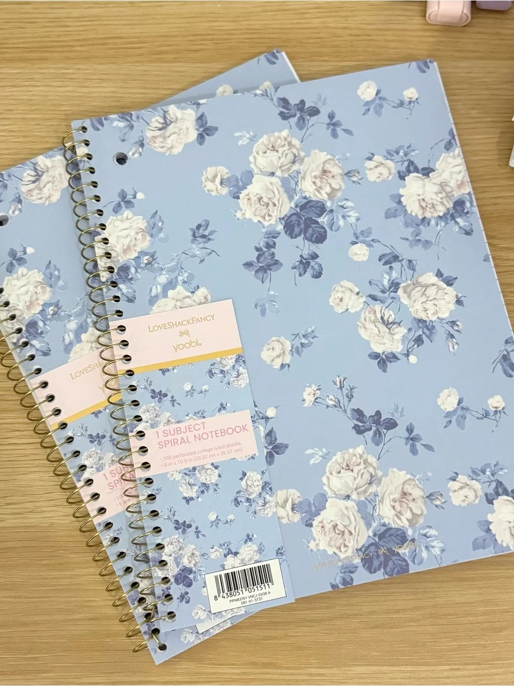 LoveShackFancy x Target —Yoobi College Ruled 1 Subject Notebook 8”x 10.5”